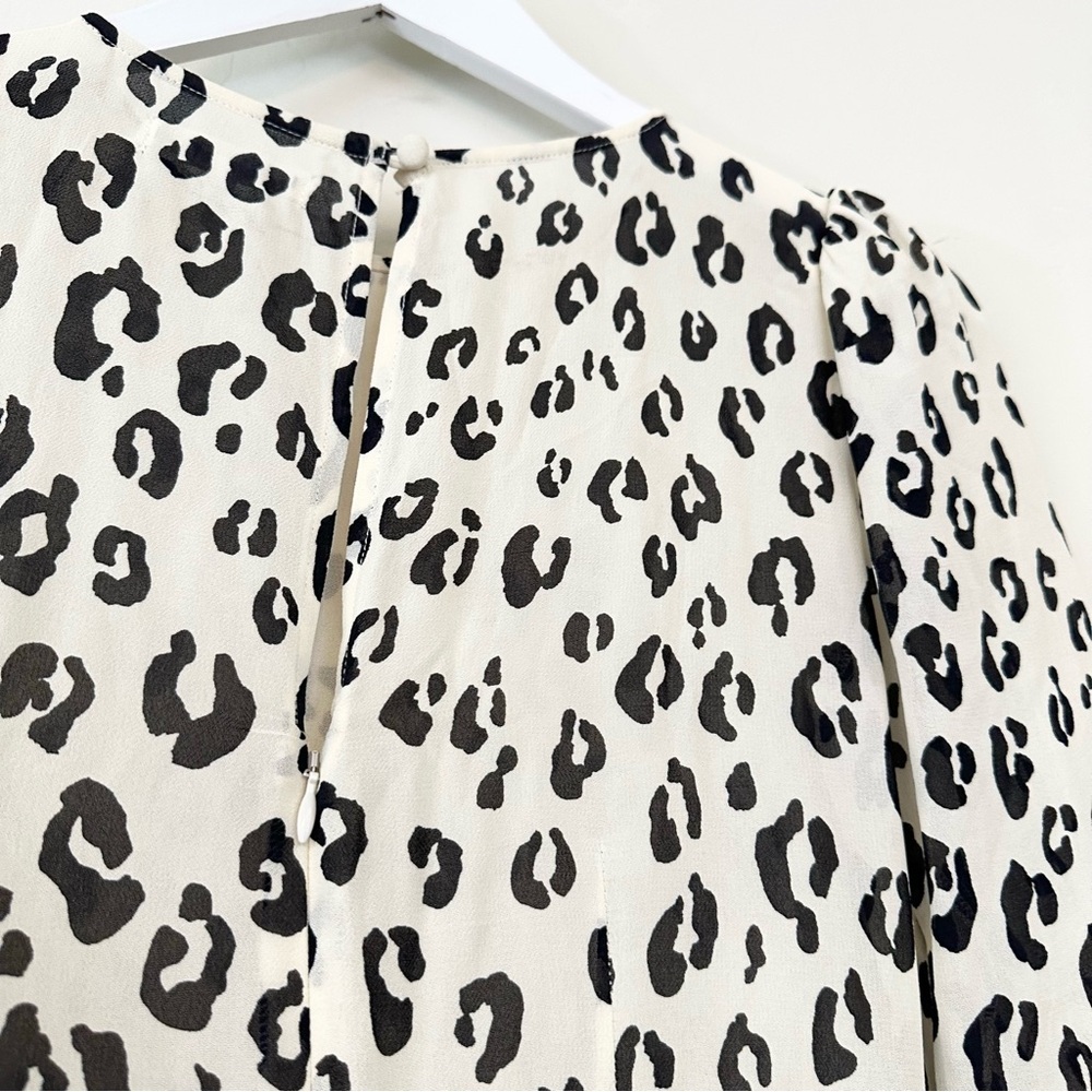 Reformation Doutzen Dress- Snow leopard print - Picture 9 of 16